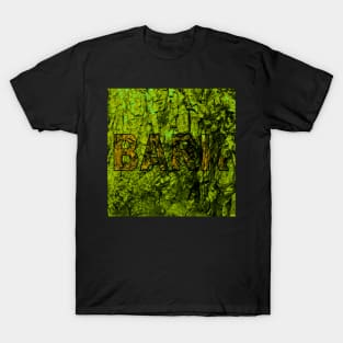 Bark in Green T-Shirt